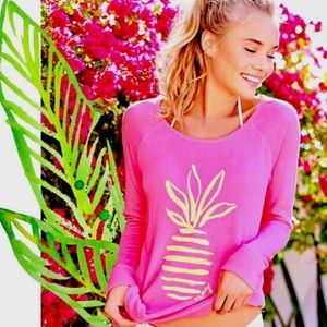 Lilly Pulitzer Pink Pineapple Pullover